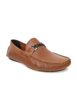 Carlton London - Textured Tan Loafers